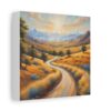 The journey of a thousand miles begins with a single step - Inspiring Canvas Wall Art