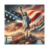 USA The Land Of The Brave - Inspiring Canvas Wall Art