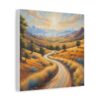 The journey of a thousand miles begins with a single step - Inspiring Canvas Wall Art