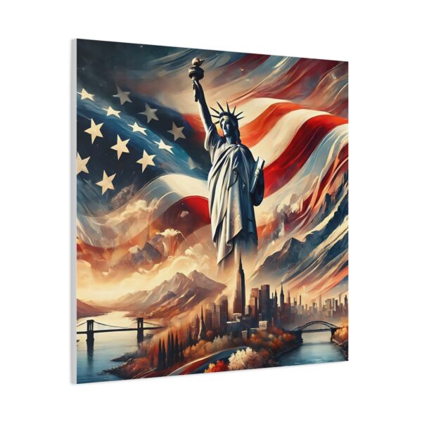 USA The Land Of The Brave - Inspiring Canvas Wall Art