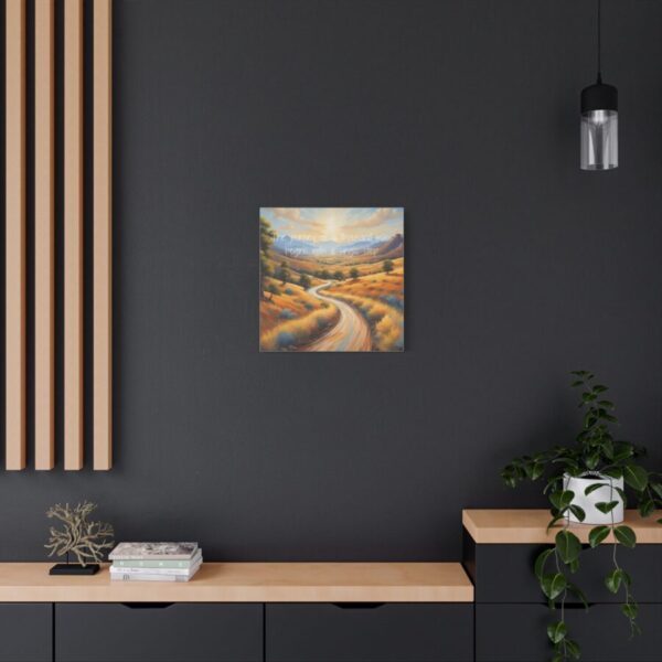 The journey of a thousand miles begins with a single step - Inspiring Canvas Wall Art