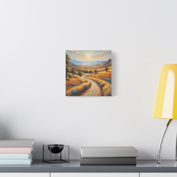 The journey of a thousand miles begins with a single step - Inspiring Canvas Wall Art