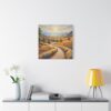 The journey of a thousand miles begins with a single step - Inspiring Canvas Wall Art