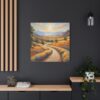 The journey of a thousand miles begins with a single step - Inspiring Canvas Wall Art