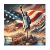 USA The Land Of The Brave - Inspiring Canvas Wall Art