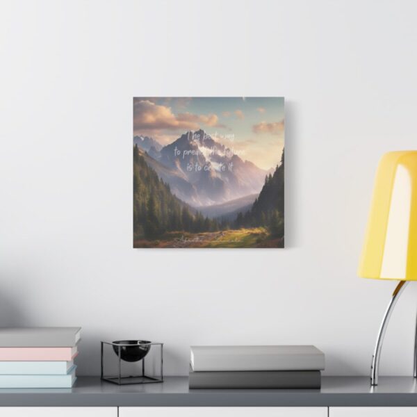 The Best Way To Predict The Future Is To Create It - Inspiring Canvas Wall Art