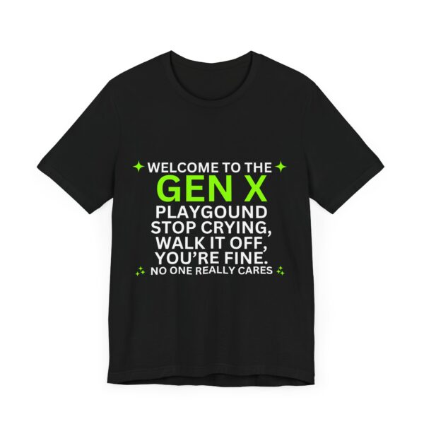 Gen X Playground - Unisex Jersey Short Sleeve T-shirt