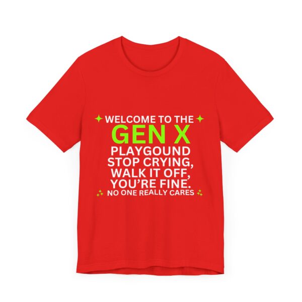 Gen X Playground - Unisex Jersey Short Sleeve T-shirt