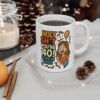 Holy Sh't You're 40 Born in 1985 - White Ceramic Mug, 11oz