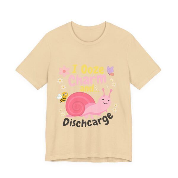 I Ooze Charm And Discharge - Funny Unisex Jersey Short Sleeve T-shirt