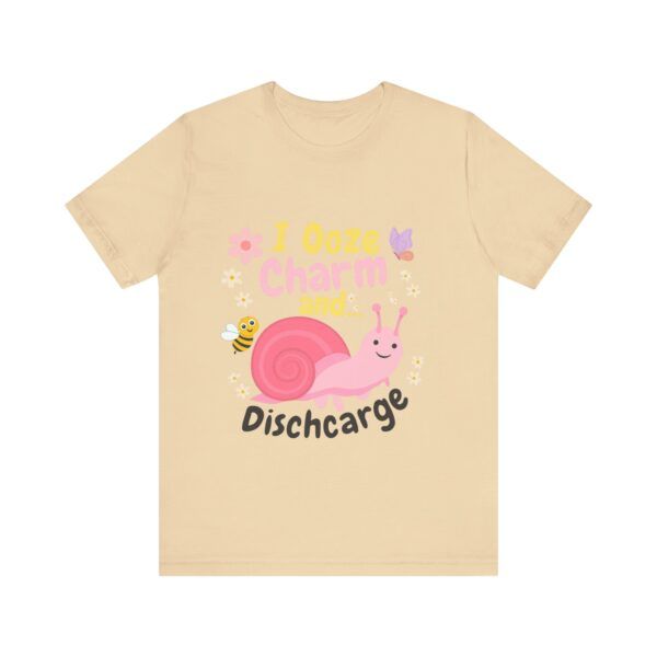I Ooze Charm And Discharge - Funny Unisex Jersey Short Sleeve T-shirt