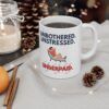 Unbothered. Unstressed. Underpaid.  Funny Work Ceramic Coffee Cups, 11oz, 15oz