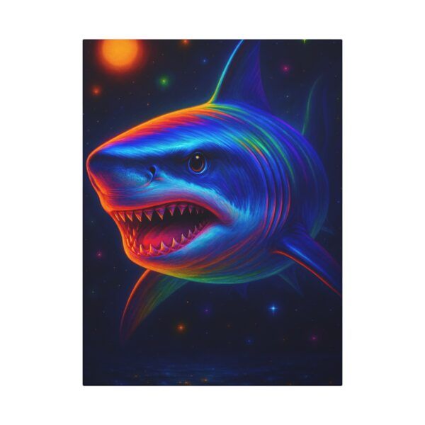 Sharkadelic Wall Art Canvas Wrap