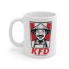 KFD – Kentucky Fried Dog parody mug.  Funny Work Ceramic Coffee Cups, 11oz, 15oz