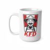 KFD – Kentucky Fried Dog parody mug.  Funny Work Ceramic Coffee Cups, 11oz, 15oz