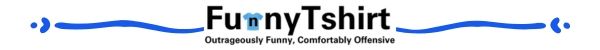 funny t-shirt decretive line