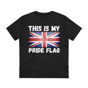 This is my pride flag  UK, Organic Creator T-shirt - Unisex