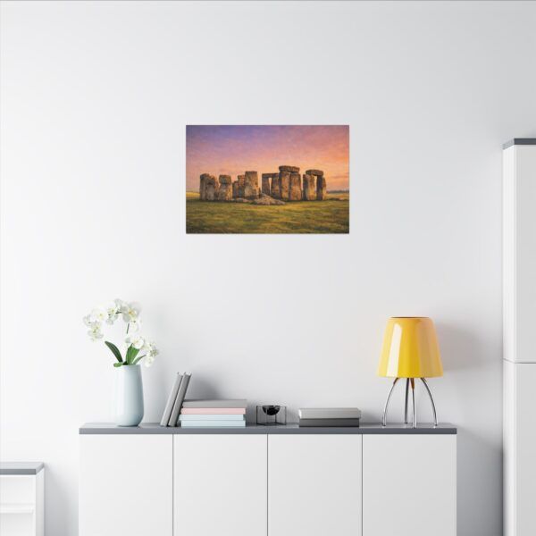 10533818184397273361_2048.jpeg Stonehenge Sunrise Canvas Print — Matte Stretched Wall Art
