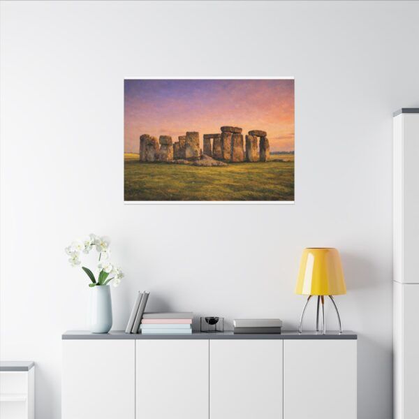 11013055172439716363_2048.jpeg Stonehenge Sunrise Canvas Print — Matte Stretched Wall Art