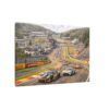 Eau Rouge Magic Canvas Print — Spa-Francorchamps Motorsport Wall Art