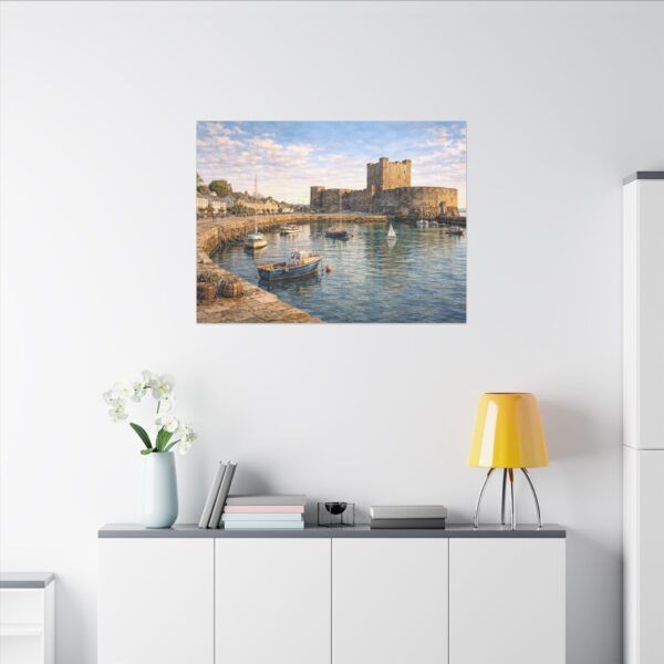 11390440576595855250_2048.jpeg Carrickfergus Castle Matte Canvas Print — Coastal Seascape Wall Art