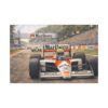 Senna Magic Formula 1 Racing Canvas Print — Classic Marlboro McLaren Grand Prix Wall Art