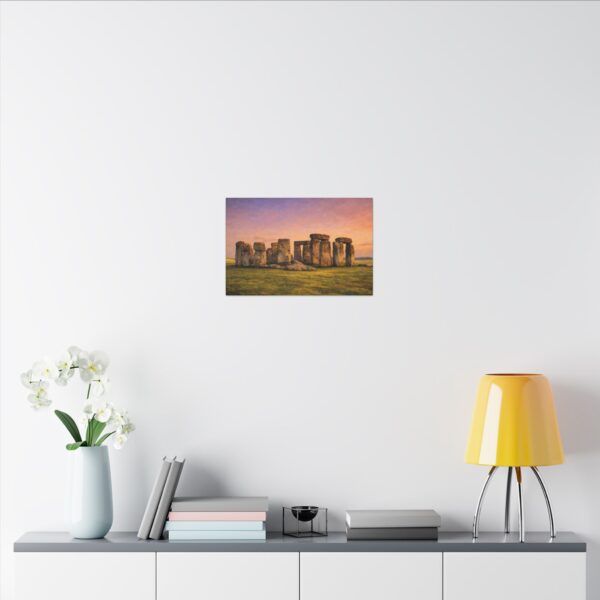 12233113804984166720_2048.jpeg Stonehenge Sunrise Canvas Print — Matte Stretched Wall Art