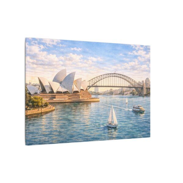 12315895200101717691_2048.jpeg Sydney Harbour Canvas Wall Art – Opera House & Harbour Bridge Matte Stretched Canvas