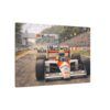 Senna Magic Formula 1 Racing Canvas Print — Classic Marlboro McLaren Grand Prix Wall Art