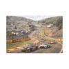 Eau Rouge Magic Canvas Print — Spa-Francorchamps Motorsport Wall Art