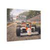 Senna Magic Formula 1 Racing Canvas Print — Classic Marlboro McLaren Grand Prix Wall Art