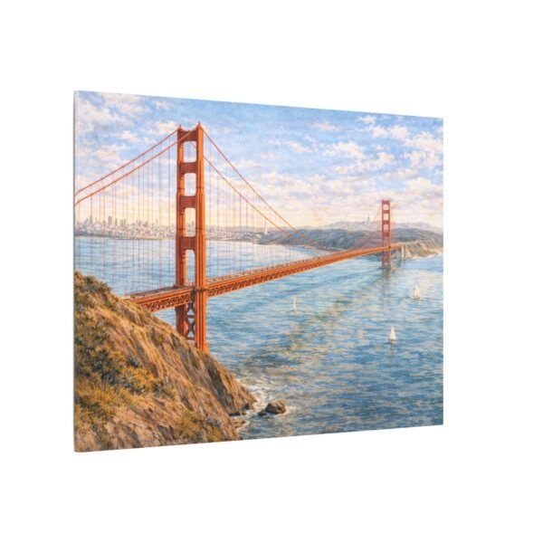 13528925515852772400_2048.jpeg Golden Gate Bridge Canvas Wall Art — San Francisco Coastal Landscape Print