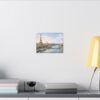 13703769070641744561_2048.jpeg Paris Eiffel Tower River View Matte Canvas Wall Art — Stretched Canvas Print