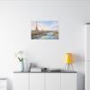 14162849458062564841_2048.jpeg Paris Eiffel Tower River View Matte Canvas Wall Art — Stretched Canvas Print