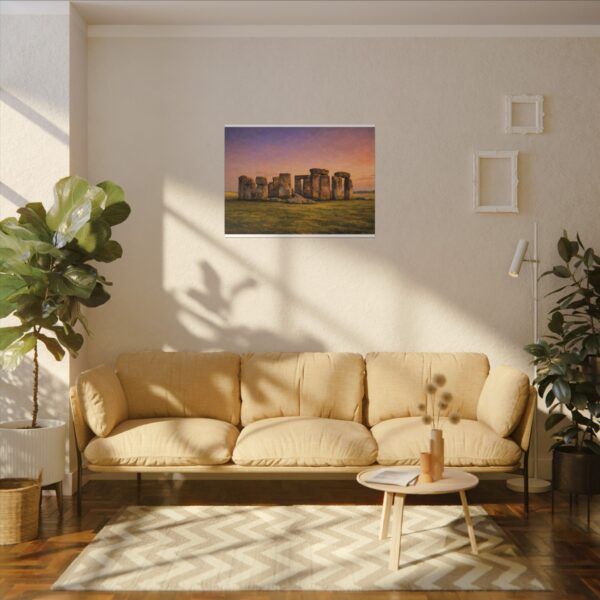 14817099129864863802_2048.jpeg Stonehenge Sunrise Canvas Print — Matte Stretched Wall Art