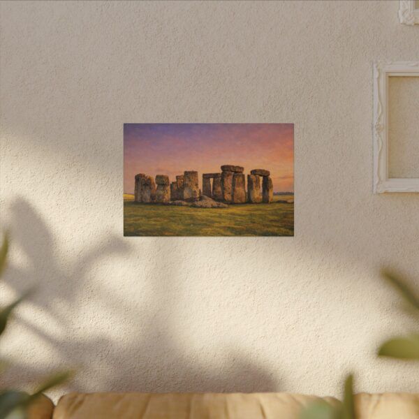 15339926957284903601_2048.jpeg Stonehenge Sunrise Canvas Print — Matte Stretched Wall Art