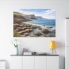 Giants Causeway Seascape Canvas Print — Matte Stretched Wall Art