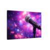 15876402425253191786_2048.jpeg Microphone on Stage Matte Canvas Wall Art — Live Music Concert Photography Print