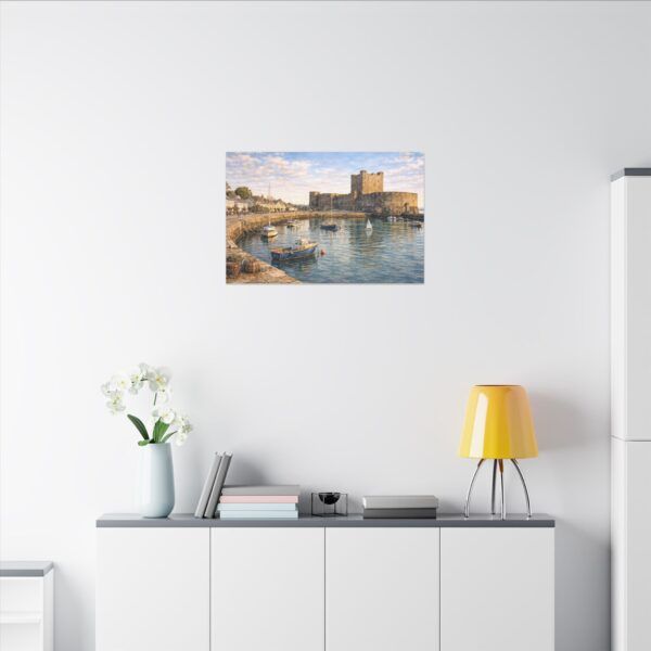 16178856991493241810_2048.jpeg Carrickfergus Castle Matte Canvas Print — Coastal Seascape Wall Art