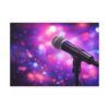 16651148542351418620_2048.jpeg Microphone on Stage Matte Canvas Wall Art — Live Music Concert Photography Print