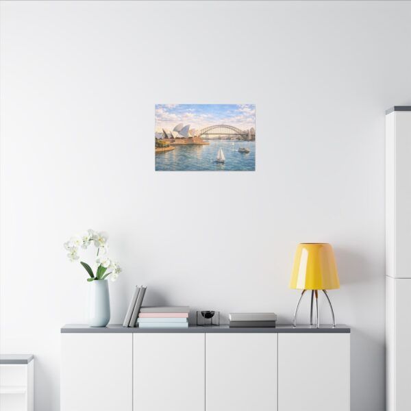 17368749915491318156_2048.jpeg Sydney Harbour Canvas Wall Art – Opera House & Harbour Bridge Matte Stretched Canvas