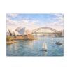 17847714766991448228_2048.jpeg Sydney Harbour Canvas Wall Art – Opera House & Harbour Bridge Matte Stretched Canvas