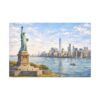 17968924648386910687_2048.jpeg Statue of Liberty New York City Skyline Matte Canvas Print