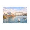 18136248660840009457_2048.jpeg Sydney Harbour Canvas Wall Art – Opera House & Harbour Bridge Matte Stretched Canvas