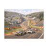 Eau Rouge Magic Canvas Print — Spa-Francorchamps Motorsport Wall Art