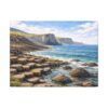 Giants Causeway Seascape Canvas Print — Matte Stretched Wall Art
