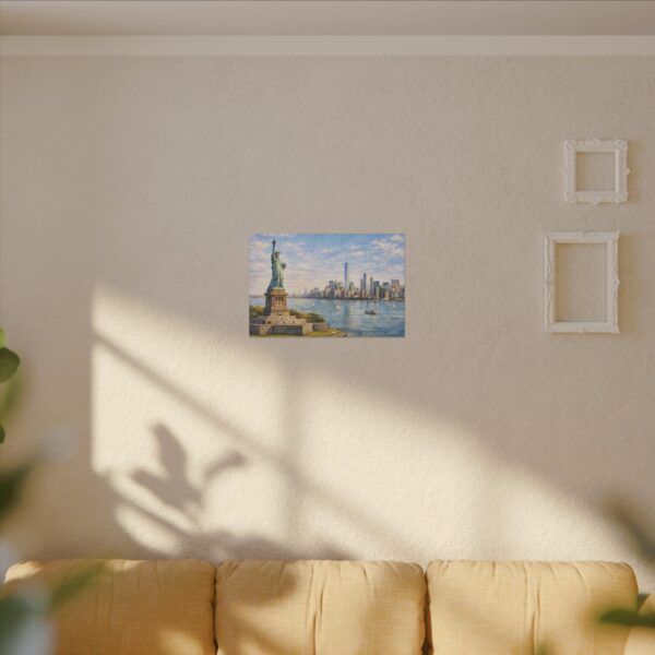 2500425927110460842_2048.jpeg Statue of Liberty New York City Skyline Matte Canvas Print