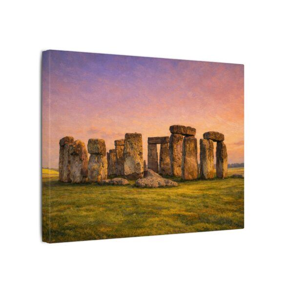 2606158217448319989_2048.jpeg Stonehenge Sunrise Canvas Print — Matte Stretched Wall Art
