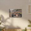 Senna Magic Formula 1 Racing Canvas Print — Classic Marlboro McLaren Grand Prix Wall Art
