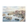 302582882838542051_2048.jpeg Harbour Morning Matte Canvas Print — Seaside Village Boat Landscape
